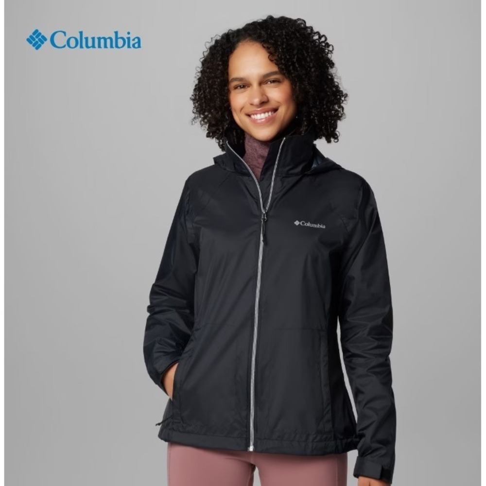 Columbia Switchback IV Omni-Shield Women XL Black Water Resistant Packable Coat - Picture 3 of 16